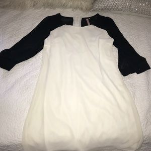 Black and white dress